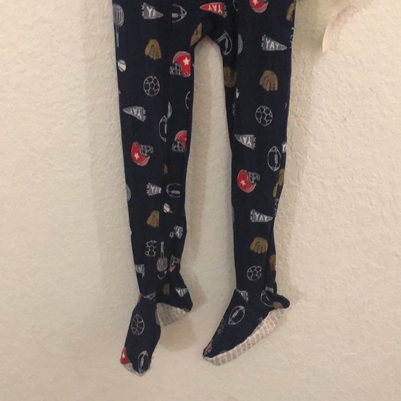 Carter's Toddler Boys 1-Pc. Sport-Print Footie PJ - Picture 4 of 8